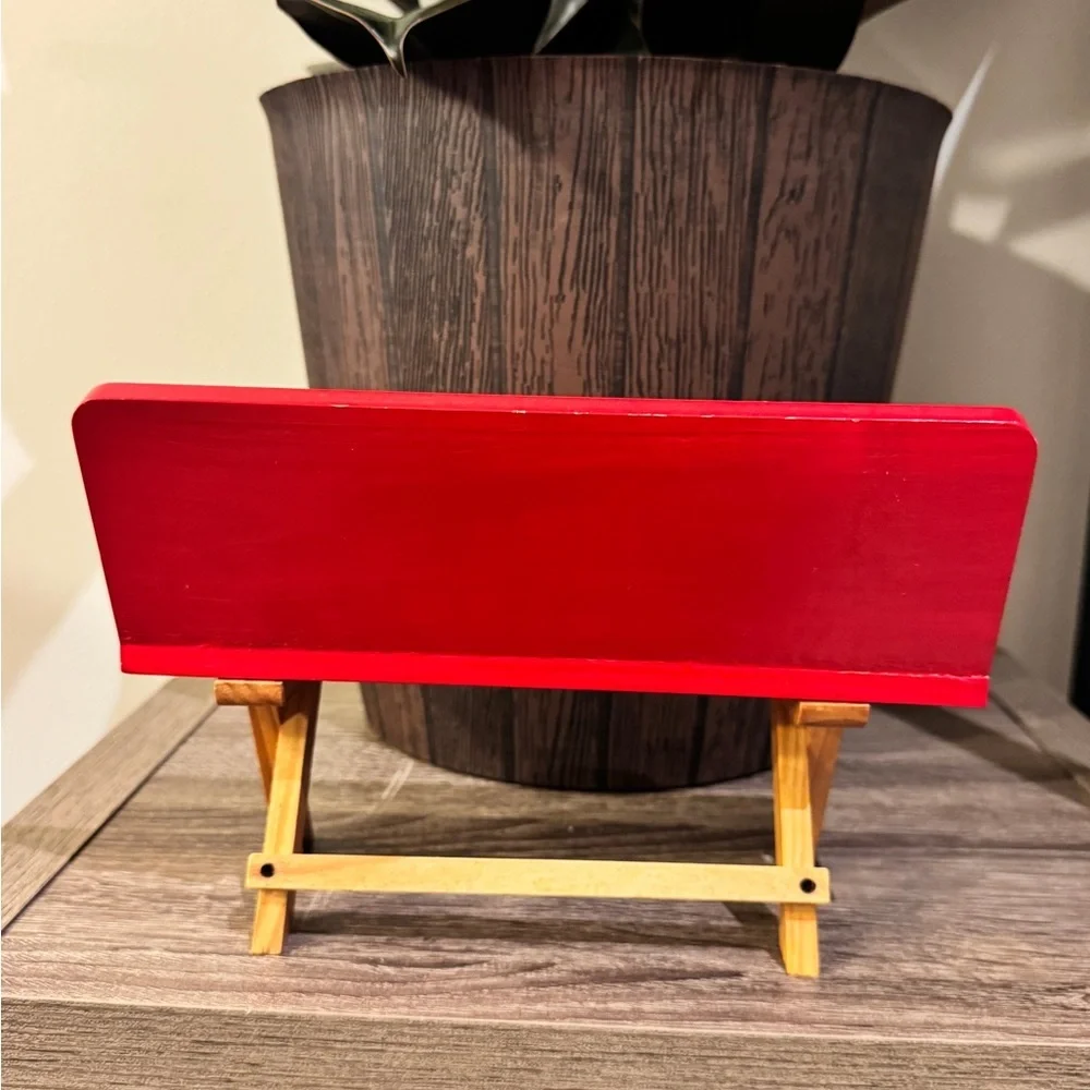 Coca-Cola Red Mini Bench Collectible